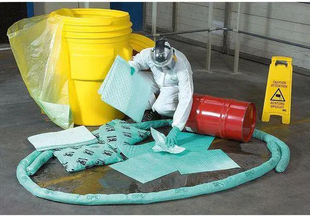 Alt view image 3 of 6 - BRADY SPC ABSORBENTS SKH-55 Spill Kit, Chem/Hazmat, Yellow