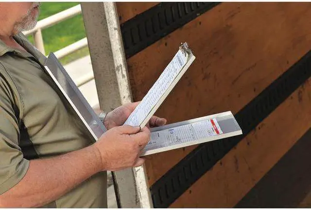Alt view image 6 of 6 - SAUNDERS 10019 8-1/2" x 14" Portable Storage Clipboard, Silver