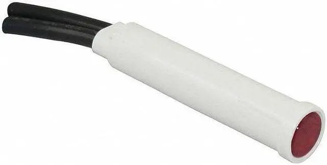 Alt view image 2 of 2 - ZORO SELECT 20C859 Miniature Indicator Light, Red, 120V