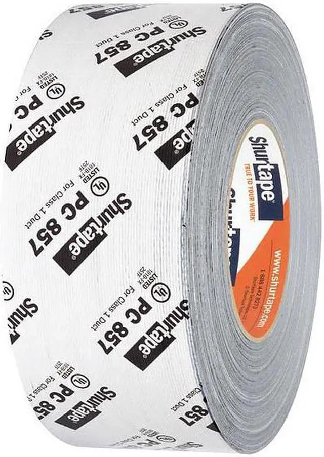Alt view image 10 of 12 - Duct Tape,55m L,2-27/32 in. D,Silver SHURTAPE PC 857