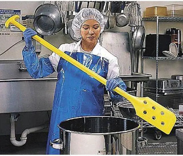 Alt view image 2 of 6 - REMCO 67765 Mixing Paddle,w/Holes,White,6 x 13 In