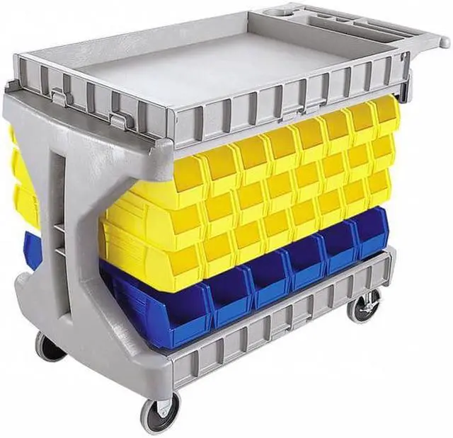 Alt view image 3 of 6 - AKRO-MILS 30900 Bin Rail Accessory Kit,Gray,Steel