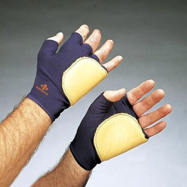 Alt view image 3 of 3 - Anti-Vibration Gloves, L, Blue/Ylw, PR