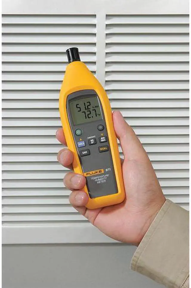 Alt view image 3 of 3 - FLUKE Fluke 971 Temp/Humdty Mtr,5 to 95 per Rel Hum Rnge