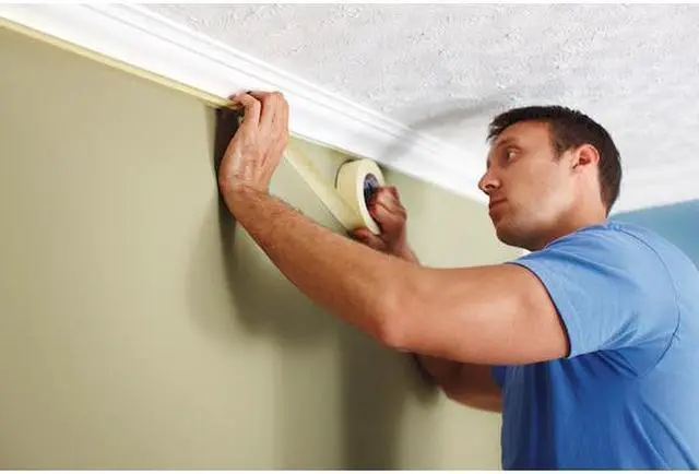 Alt view image 6 of 10 - Shurtape CP 66 Contractor Grade, High Adhesion Masking Tape, 18mm x 55m, Natural, 1 Roll 100778