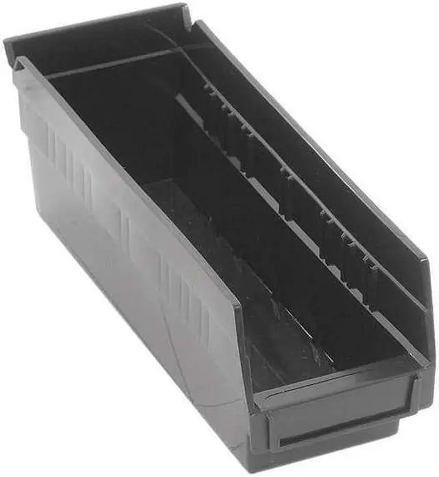 Alt view image 3 of 6 - QUANTUM STORAGE SYSTEMS QSB101BR Shelf Storage Bin, Polypropylene/Polyethylene,