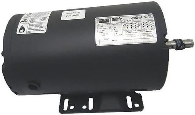 Alt view image 4 of 7 - DAYTON 31LH31 3-Phase General Purpose Motor, 1 HP, 56H Frame, 230/460V AC
