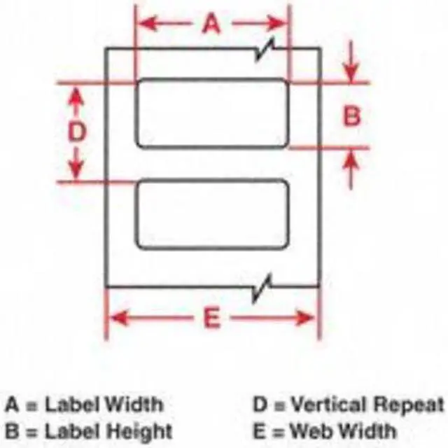 Alt view image 3 of 3 - BRADY THT-55-483-1 Thermal Transfer Label, White, Labels/Roll: 1000