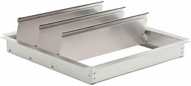 Alt view image 4 of 4 - DAYTON 5NKN6 Damper,Backdraft,Wall Mount,27-3/4 In Sq