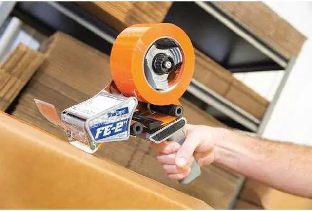 Alt view image 5 of 6 - Shurtape Handheld Tape Dispenser, 72mm W, Gray Gray  FE 3