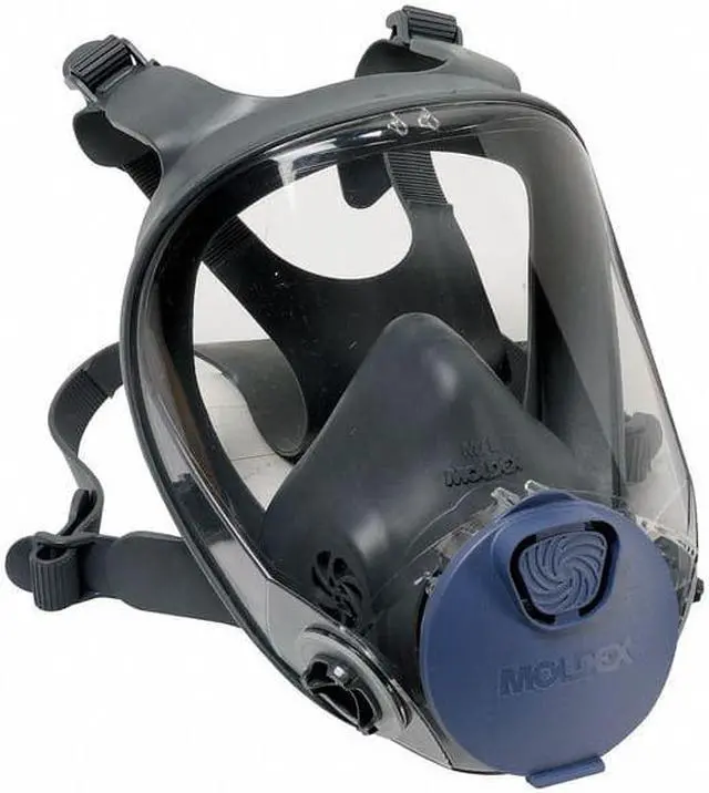 Alt view image 2 of 4 - MOLDEX 9002 Full Face Respirator, 9000, Not Rated, Bayonet, Size M 0 Cartridges