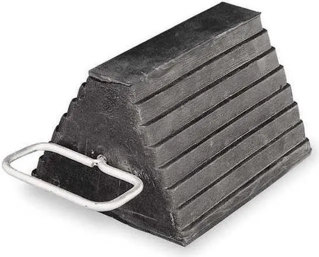 Alt view image 4 of 4 - ZORO SELECT 2A092 Chock,Wheel,8 In D,Black