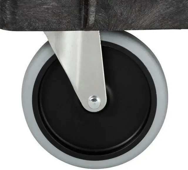 Alt view image 6 of 9 - RUBBERMAID FG9T6600BLA Utility Cart 500 lb. Capacity, 34"L x 16"W