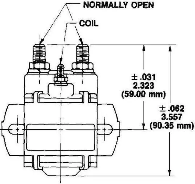 Alt view image 7 of 7 - WHITE-RODGERS 124-105111 DC Power Solenoid,12V,100A