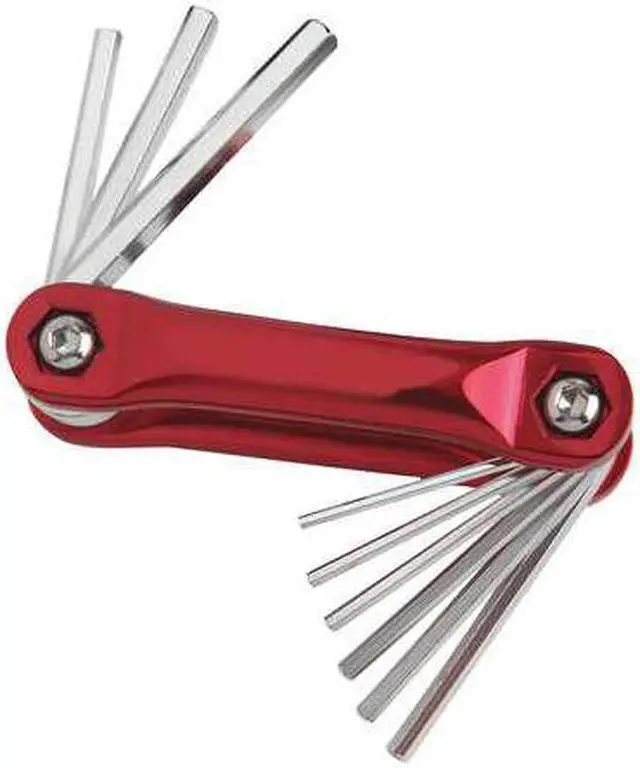 Alt view image 3 of 3 - Hex Key Set, 5/64 - 1/4 In., Fold-Up
