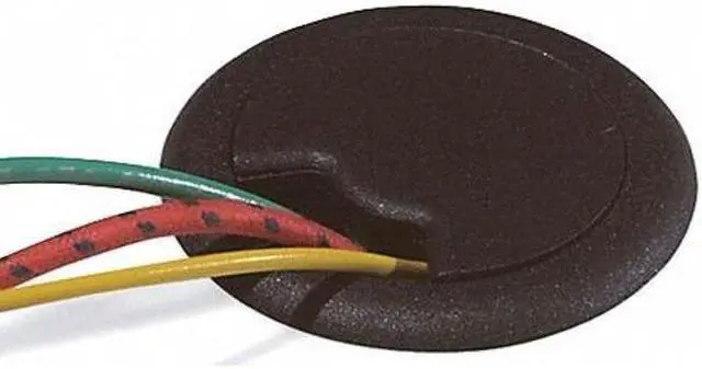 Alt view image 6 of 8 - Grommet, Desk, 2 3/8 In Dia, 1 1/8 In H, Blk