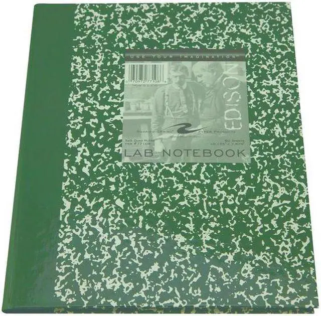 Alt view image 12 of 12 - ROARING SPRING 77108 Lab Notebook,8 in. x 10 in.,Green