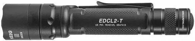 Alt view image 11 of 20 - SUREFIRE EDCL2-T Black Tactical Handheld Flashlight, CR123A, 1200/5lm