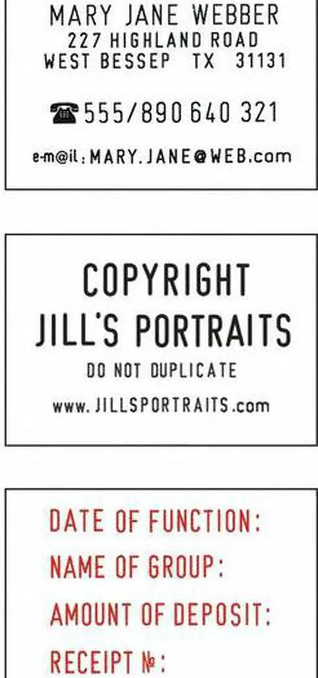 Alt view image 3 of 4 - 2000PLUS 038860 Stamp,Custom Kit,Black Ink