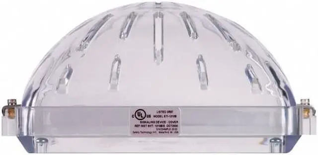 Alt view image 6 of 6 - Audible/Strobe Guard, Polycarbonate, Flush