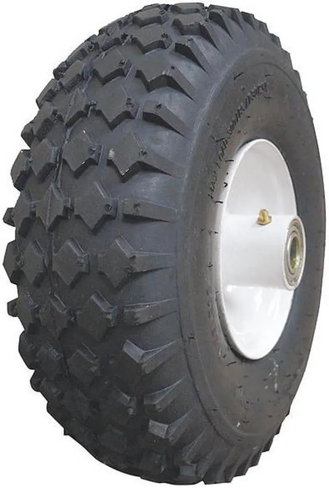 Alt view image 3 of 4 - HI-RUN CT1010 Wheelbarrow Tire,4.10/3.50-4 4 PLY Stud