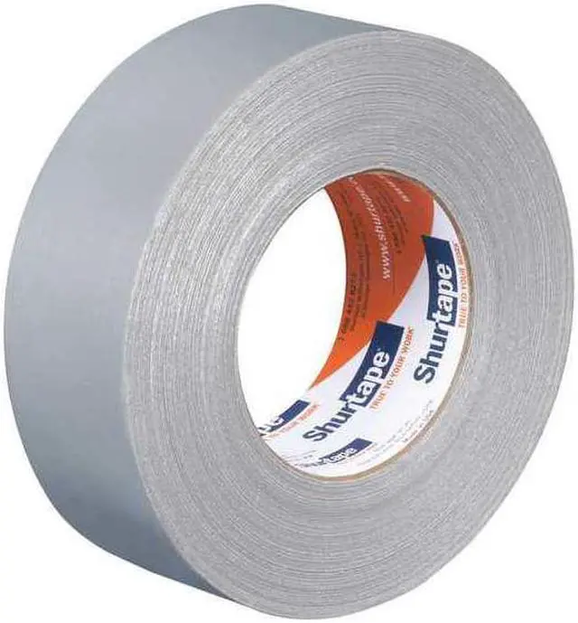 Alt view image 7 of 9 - Duct Tape,55m L,5-63/64 in. D,Silver SHURTAPE SF 682