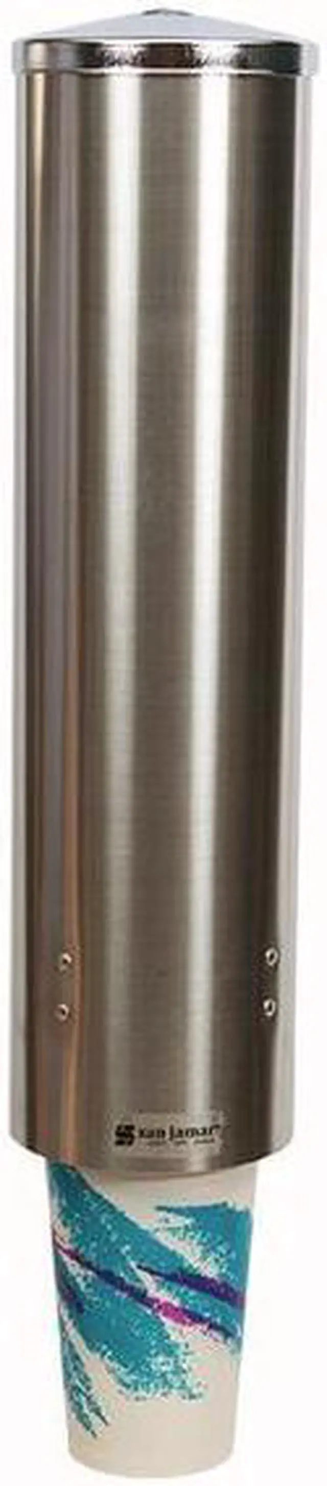 Alt view image 3 of 5 - SAN JAMAR C3450SSGR Cup Dispenser,8 to 24 Oz Cups