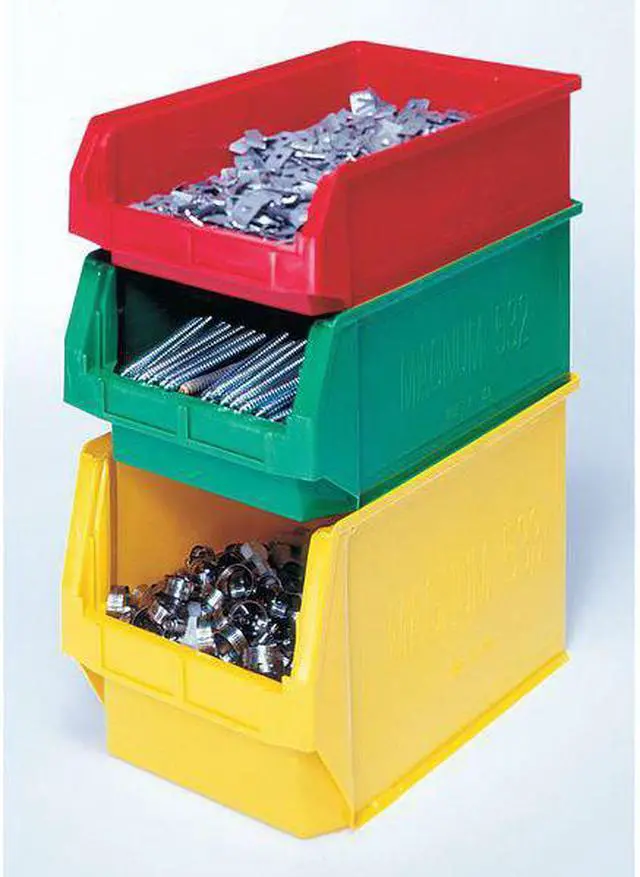 Alt view image 4 of 7 - QUANTUM STORAGE SYSTEMS QMS533RD Red Bin, 19-3/4"L x 12-3/8"W x 11-7/8"H