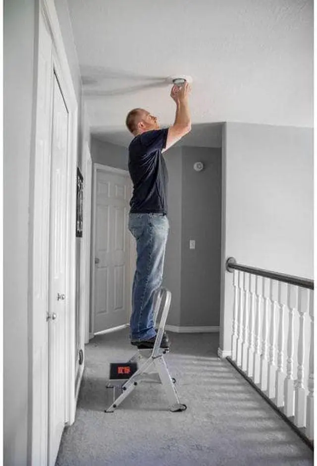 Alt view image 8 of 20 - 2 Steps, Aluminum Step Stool, 300 lb. Load Capacity, Gray LITTLE GIANT 10210BA