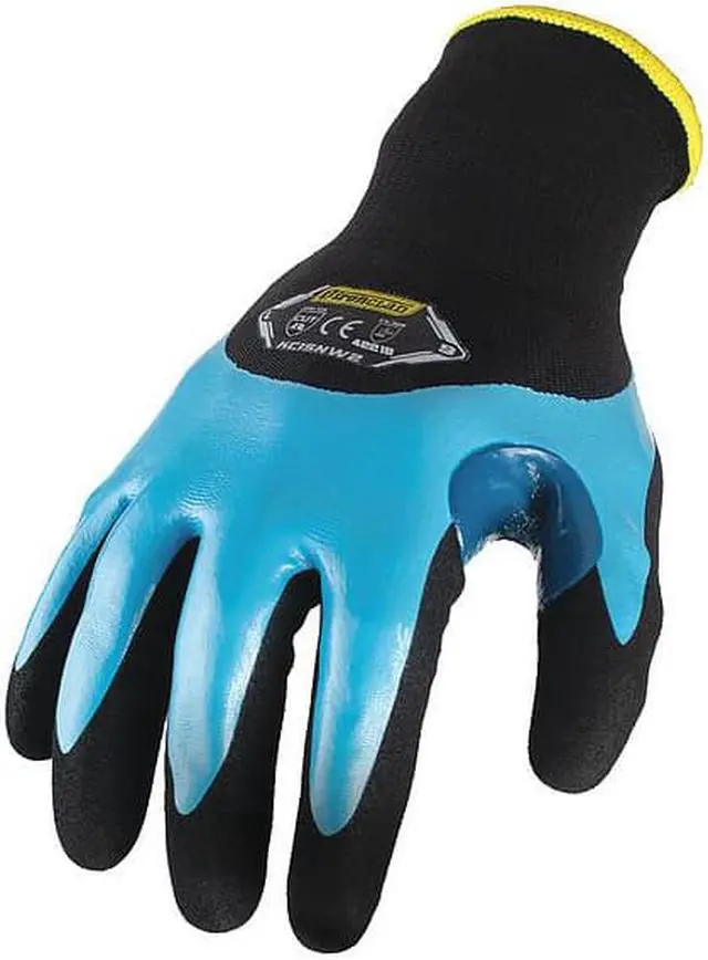 Alt view image 3 of 3 - IRONCLAD KC1SNW2-01-XS Insulated Winter Gloves,XS,Nylon Back,PR