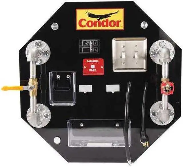 Alt view image 2 of 2 - CONDOR 52DD88 Shadow Board Combo Kit,23.5" H,Black