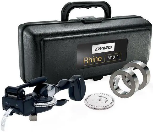 Alt view image 4 of 8 - DYMO 101105 RHINO (R) Manual Label Maker, Tape width 3/8, 1/2"
