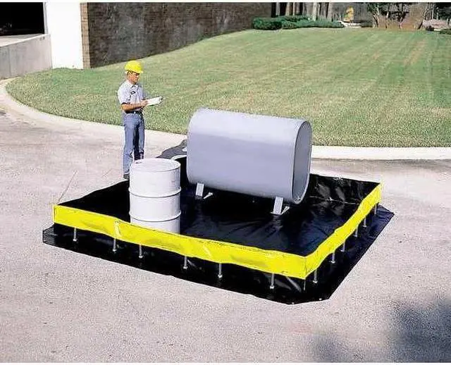 Alt view image 3 of 3 - ULTRATECH 8403 Collapsible Wall Containment Berm,269gal