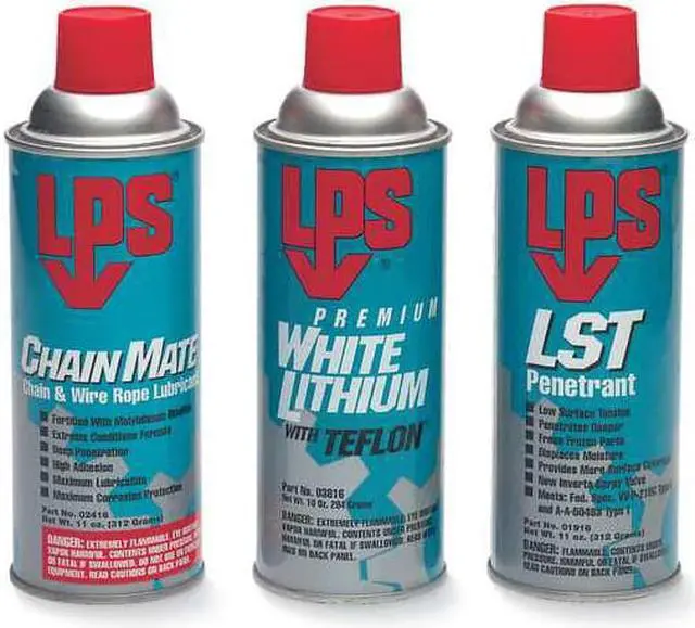 Alt view image 5 of 6 - LPS 02416 Chainmate Chain and Wire Lubricant, 11 Oz Aerosol Can, Black