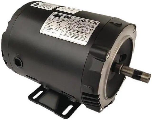 Alt view image 3 of 3 - DAYTON 31LH61 Three-Phase General Purpose Motor, 1/2 HP, 56C Frame, 230/460V AC