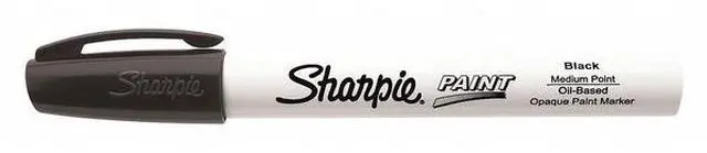 Alt view image 4 of 6 - Sharpie Permanent Paint Marker Medium Point Black 35549