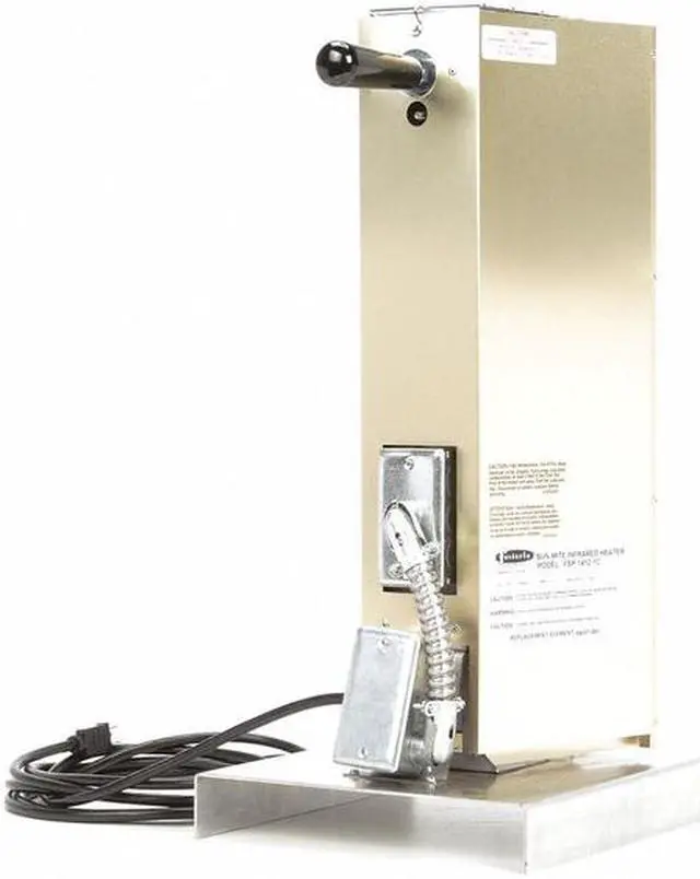 Alt view image 4 of 5 - FOSTORIA FSP-1412-1C Electric Infrared Heater, 1 Phase, Aluminum, 4948 BtuH,