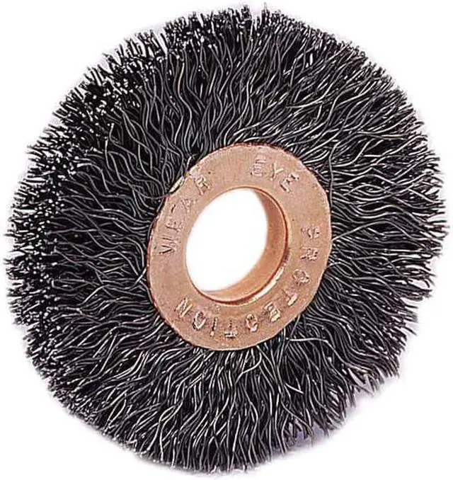 Alt view image 4 of 4 - WEILER 90854 Crimped Wire Wheel Wire Brush, Arbor, 2-1/2"