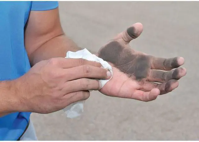 Alt view image 5 of 5 - BLUE MAGIC 5215-12 Protective Hand Cream, Invisible Glove, Liquid, 5 oz Tube,