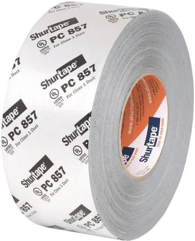 Alt view image 6 of 12 - Duct Tape,55m L,2-27/32 in. D,Silver SHURTAPE PC 857