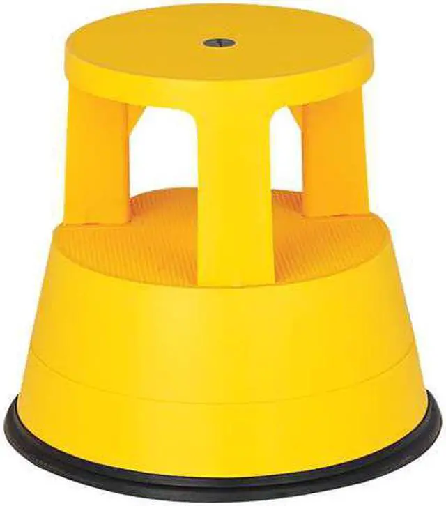 Alt view image 6 of 8 - XTEND + CLIMB 962 Round Office Stool, 2 Steps, 300 lb Load Capacity, 15 in