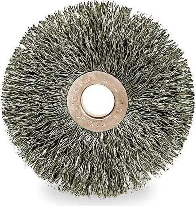 Alt view image 9 of 9 - C-3 Copper Center Small Diameter Wire Wheel, .014 Stainless Steel, 1/23"