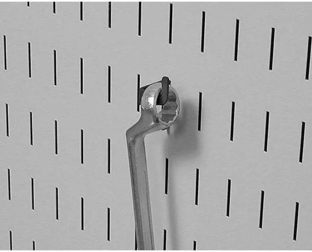Alt view image 3 of 4 - WALL CONTROL 35-K-DLXBK Slotted Tool Board Hook Kit,26 Piece,Blk