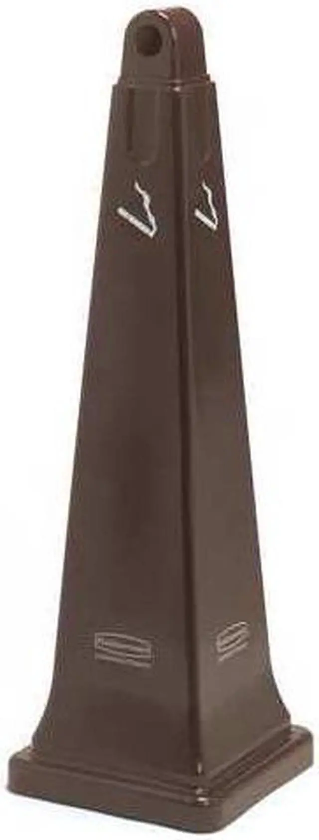 Alt view image 5 of 8 - RUBBERMAID FG9W3000SSTON Cigarette Receptacle,1 gal.,Sandstone