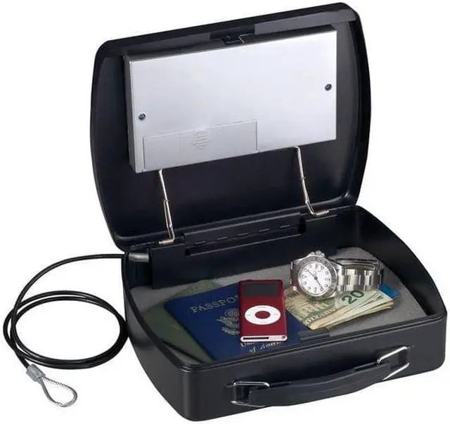 Alt view image 7 of 11 - Compact Safe Black Electronic Lock
