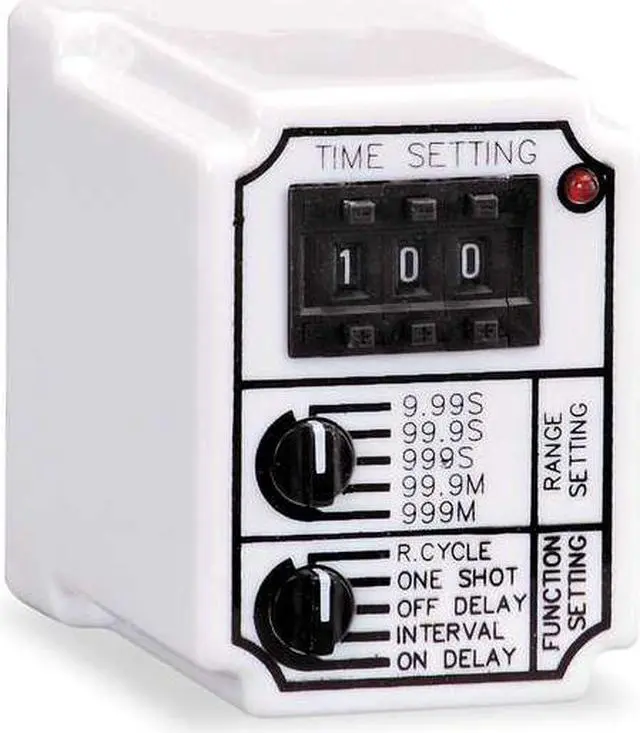 Alt view image 4 of 4 - SCHNEIDER ELECTRIC 9050JCK70V14 Time Delay Relay,24VAC/DC,10A,DPDT