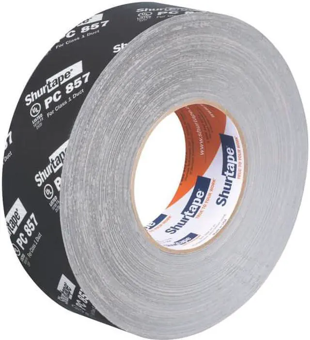 Alt view image 5 of 14 - Duct Tape,55m L,Adhesion 70 oz./in,Black SHURTAPE PC 857