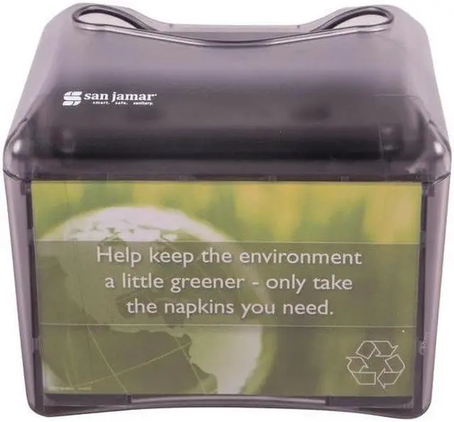 Alt view image 18 of 20 - ZORO SELECT H4005TBKGR Plastic,Color Black,200,Napkin Dispenser
