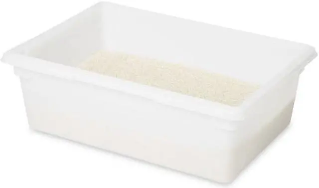 Alt view image 6 of 8 - RUBBERMAID FG350000WHT Box, Food/Tote