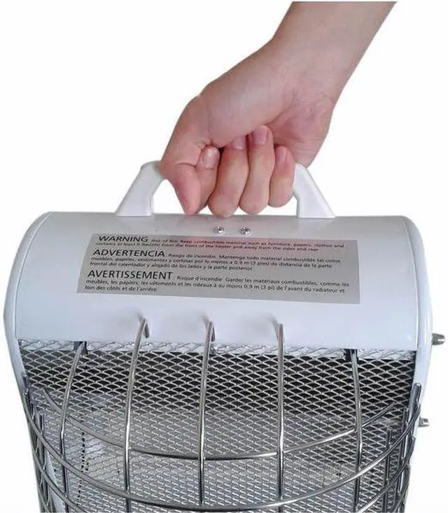Alt view image 9 of 10 - DAYTON 3VU31 Portable Electric Heater, 15 in L x 11 1/2 in W x 11 in D,